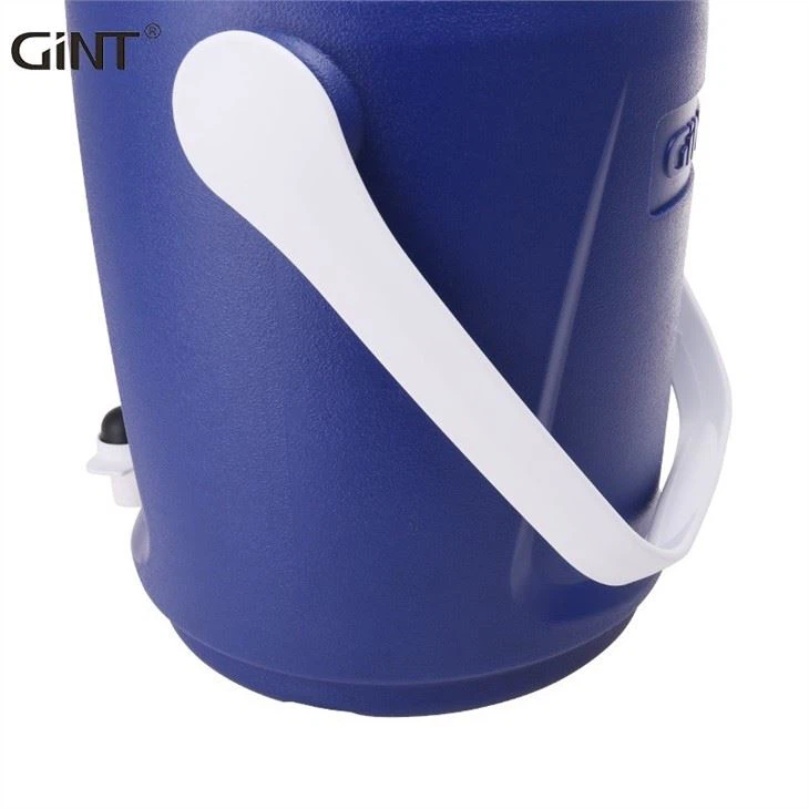 High-quality 5L Plastic Beverage Spigot Tap Ice Bucket Cooler Rotomolded Water Jug With Spout